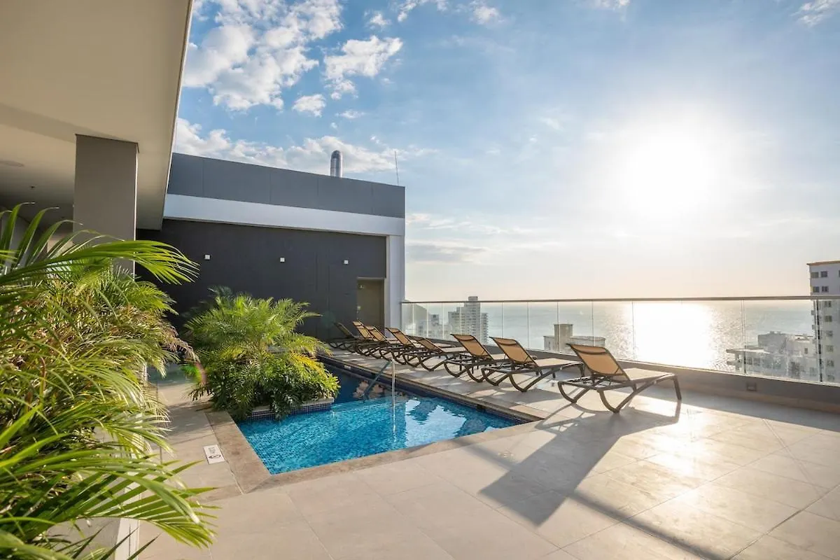 Rodadero Exclusivo - 2Hab Suite A Metros Del Mar Puerto de Gaira Apartment